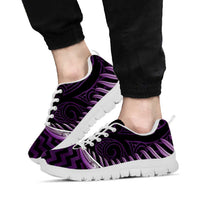 Purple Matariki New Zealand Sneakers Maori Poutama Galaxy Vibes LT14 - Polynesian Pride