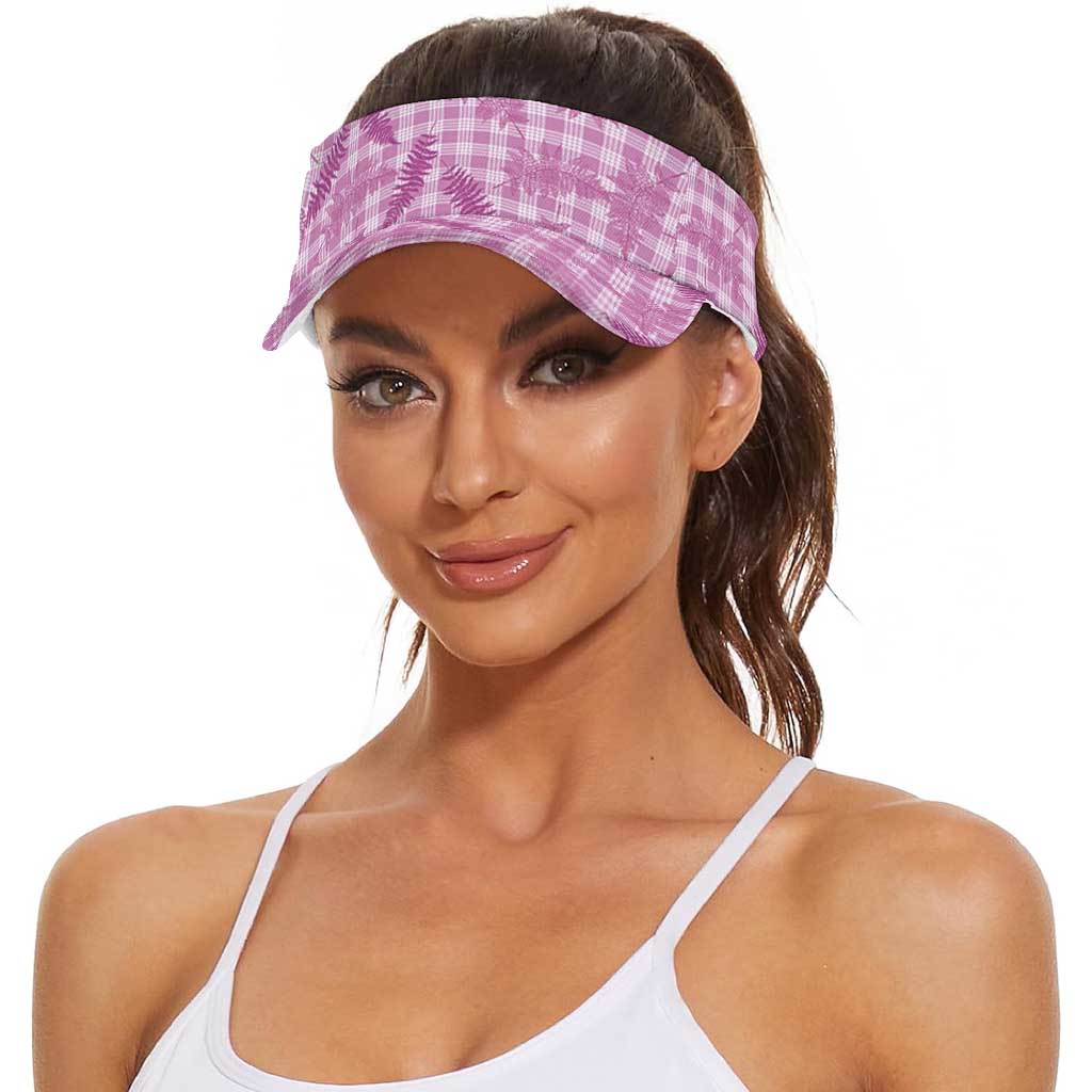 Purple Palaka Hawaii Palapalai Sun Visor Cap Hawaiian Fern LT14 - Polynesian Pride