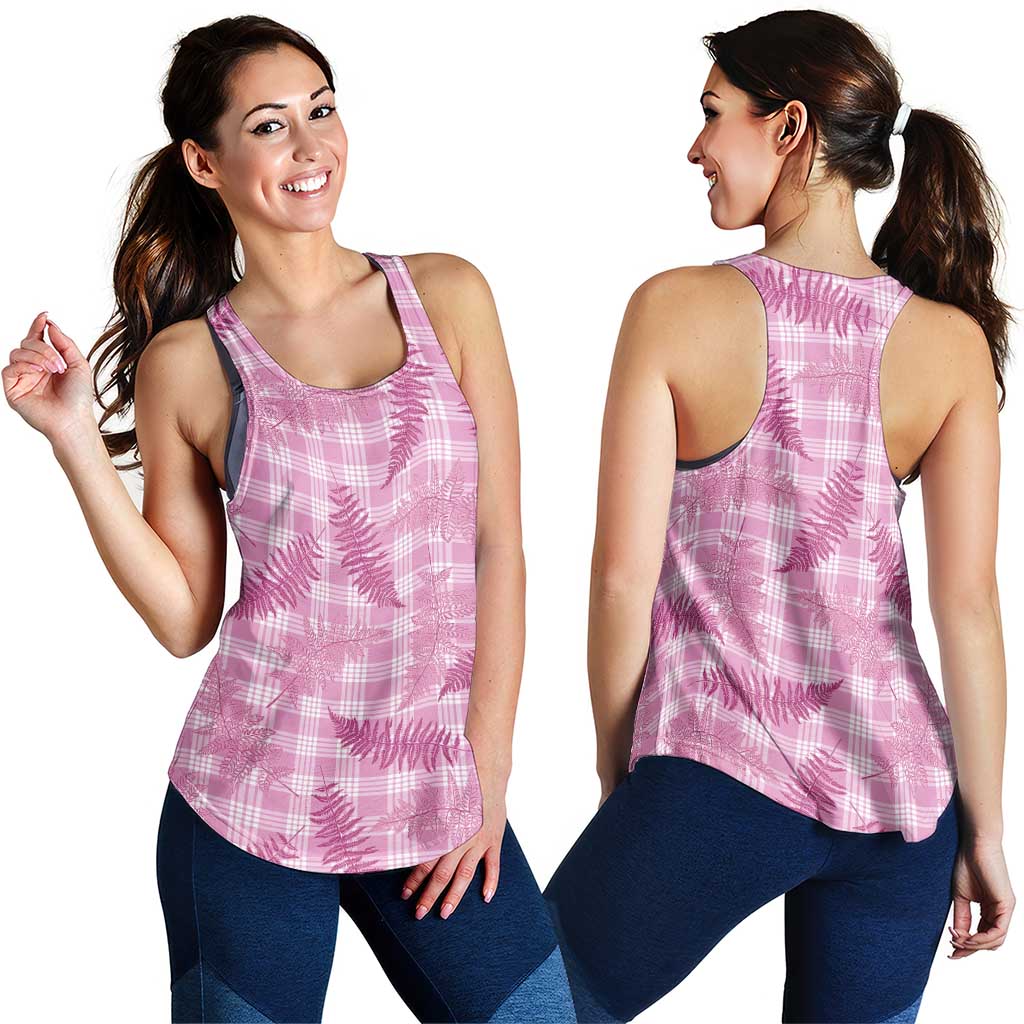 Purple Palaka Hawaii Palapalai Women Racerback Tank Hawaiian Fern LT14 - Polynesian Pride
