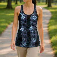 Purple Paradise Hawaii Shell Lei Hollow Tank Top Hawaiian Sunrise Shell Hebrew Cone Plumeria - Polynesian Pride
