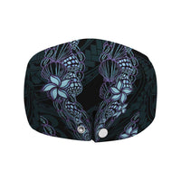 Purple Paradise Hawaii Shell Lei Jeff Hat Hawaiian Sunrise Shell Hebrew Cone Plumeria - Polynesian Pride