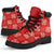 Red Palaka Quilt Hawaii All Season Boots Traditional Hawaii-plaid Pattern - Polynesian Pride