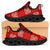 Red Palaka Quilt Hawaii Clunky Sneakers Traditional Hawaii-plaid Pattern - Polynesian Pride