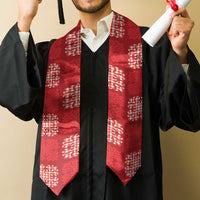 Red Palaka Quilt Hawaii Graduation Stole Traditional Hawaii-plaid Pattern LT14 - Polynesian Pride