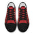 Red Palaka Quilt Hawaii Low Top Shoes Traditional Hawaii-plaid Pattern - Polynesian Pride