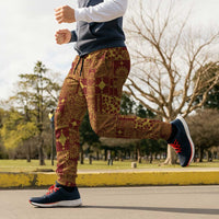 Rotuma Faiakse'ea 'e Kirisimasi Jogger Pants Pacific Patchwork Xmas Vibes LT9 - Polynesian Pride