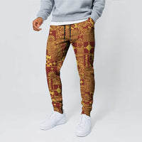 Rotuma Faiakse'ea 'e Kirisimasi Jogger Pants Pacific Patchwork Xmas Vibes LT9 - Polynesian Pride