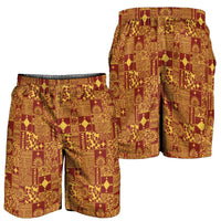 Rotuma Faiakse'ea 'e Kirisimasi Shorts for Men Pacific Patchwork Xmas Vibes LT9 - Polynesian Pride
