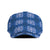 Royal Blue Hawaiian Quilt Jeff Hat Hawaii Pineapple Monstera Palaka Motifs - Polynesian Pride