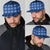 Royal Blue Hawaiian Quilt Snapback Cap Hawaii Pineapple Monstera Palaka Motifs - Polynesian Pride
