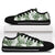 Sage Green Aloha Hawaii Low Top Shoes Monstera Hibiscus Plumeria Seamless Vibes - Polynesian Pride