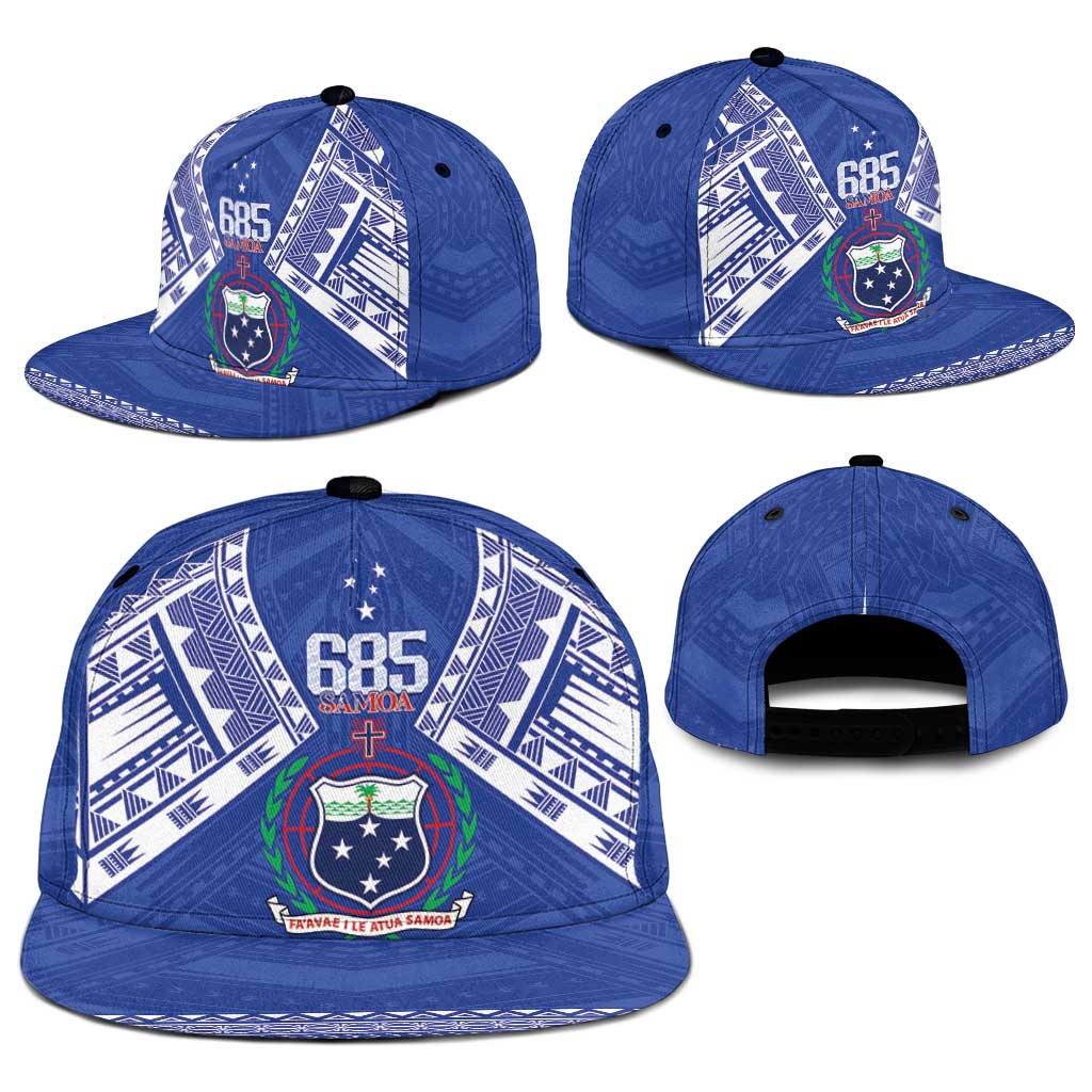 Samoa 685 Snapback Cap Samoan Pride Coat Of Arms - Polynesian Pride
