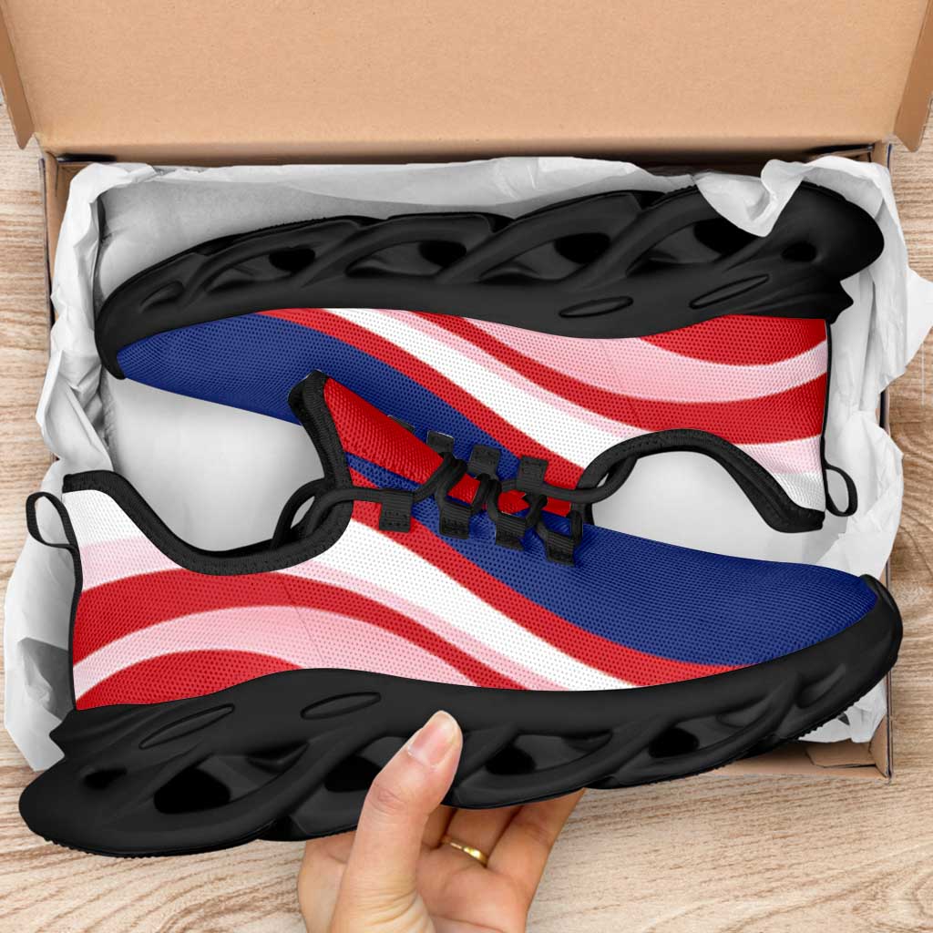 Samoa Clunky Sneakers Flag-Inspired Curve Style LT05 - Polynesian Pride