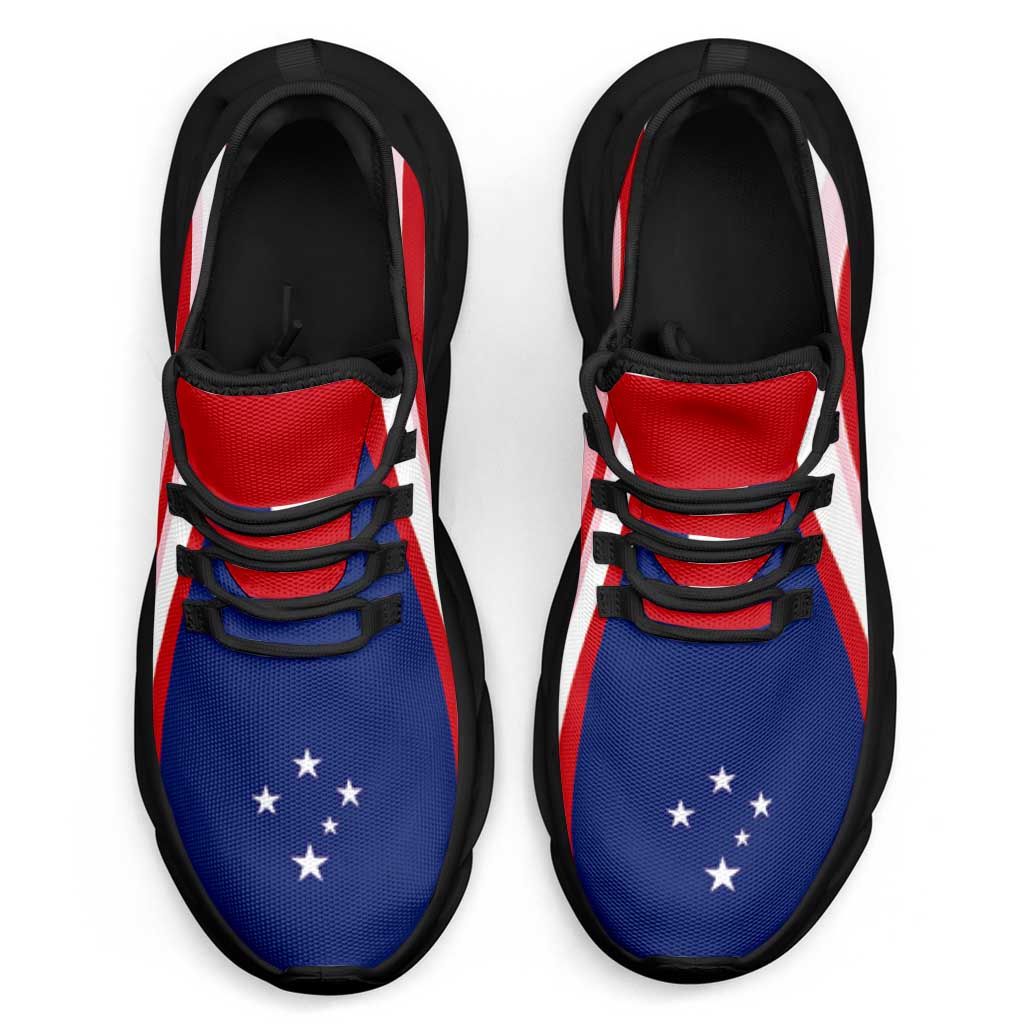 Samoa Clunky Sneakers Flag-Inspired Curve Style LT05 - Polynesian Pride