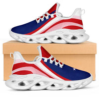 Samoa Clunky Sneakers Flag-Inspired Curve Style LT05 Red - Polynesian Pride