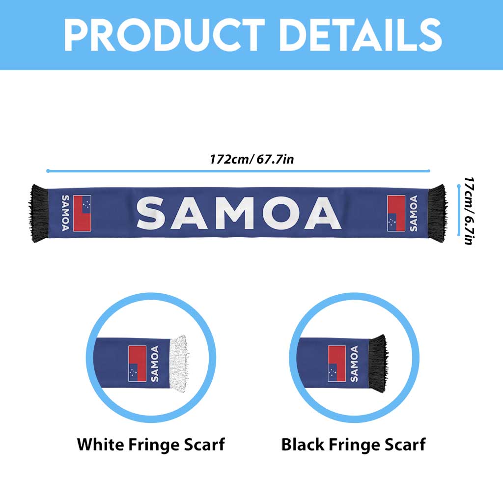 Samoa Football Soccer Scarf Flag Style
