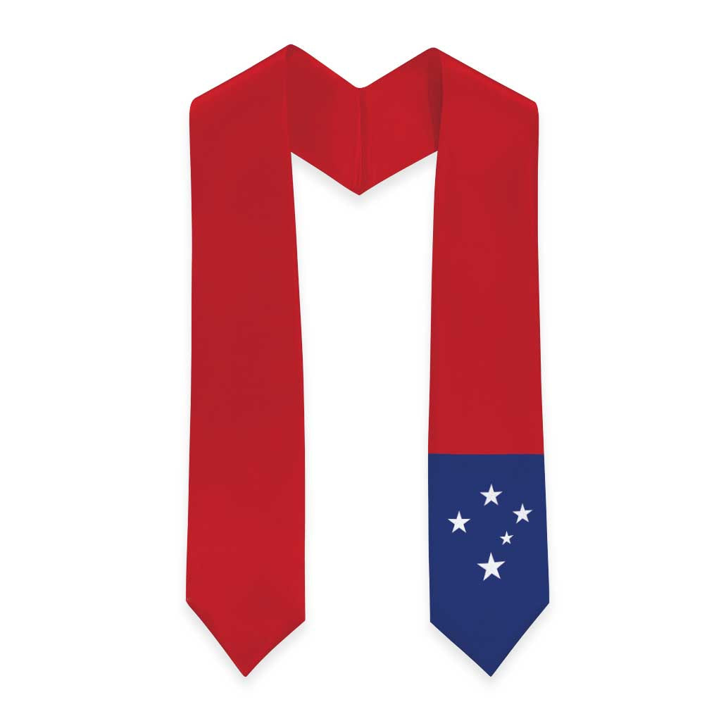 Samoa Graduation Stole Flag Style LT05 - Polynesian Pride