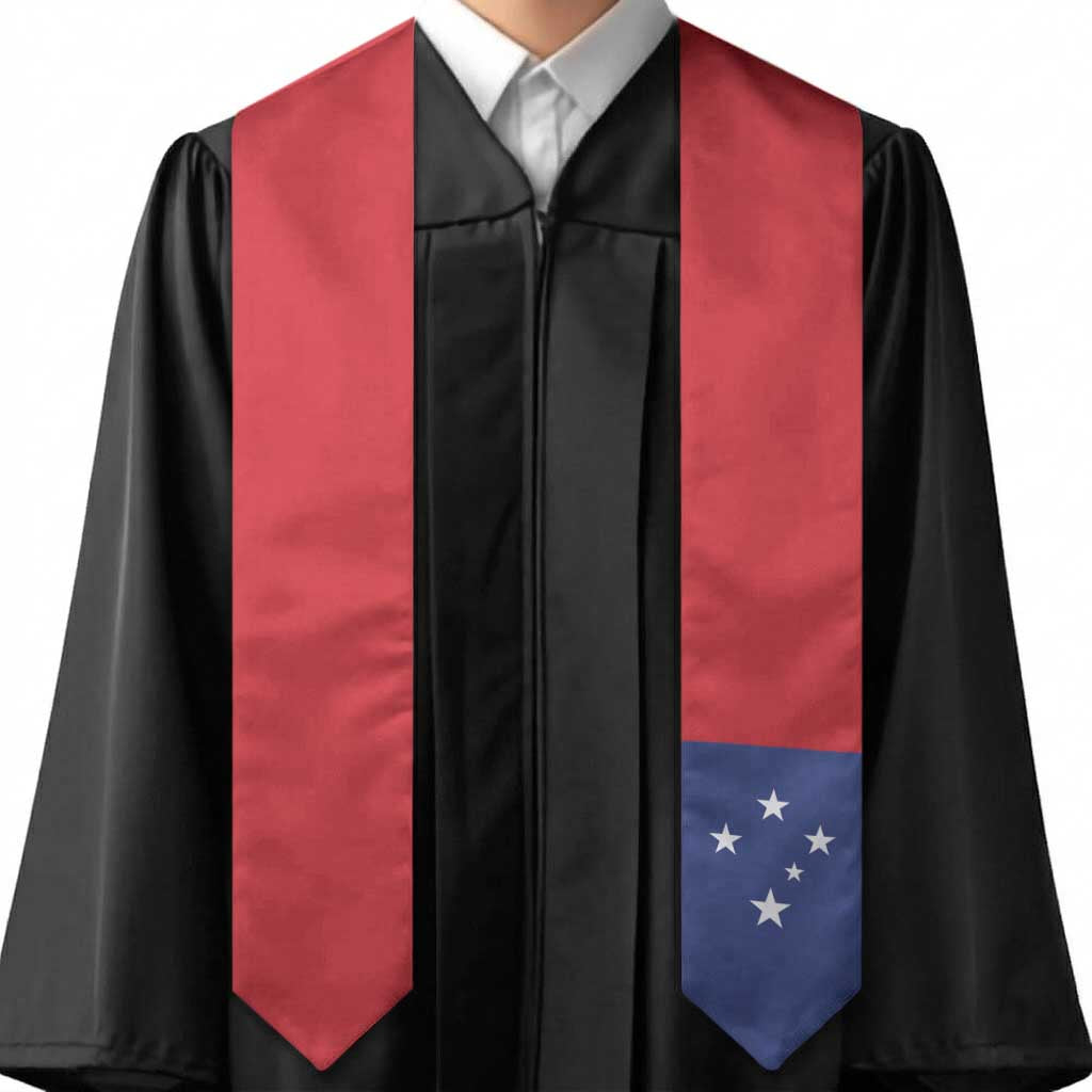 Samoa Graduation Stole Flag Style LT05 - Polynesian Pride