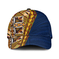 Samoan Siapo Classic Cap Tatau Pattern Half Style LT03