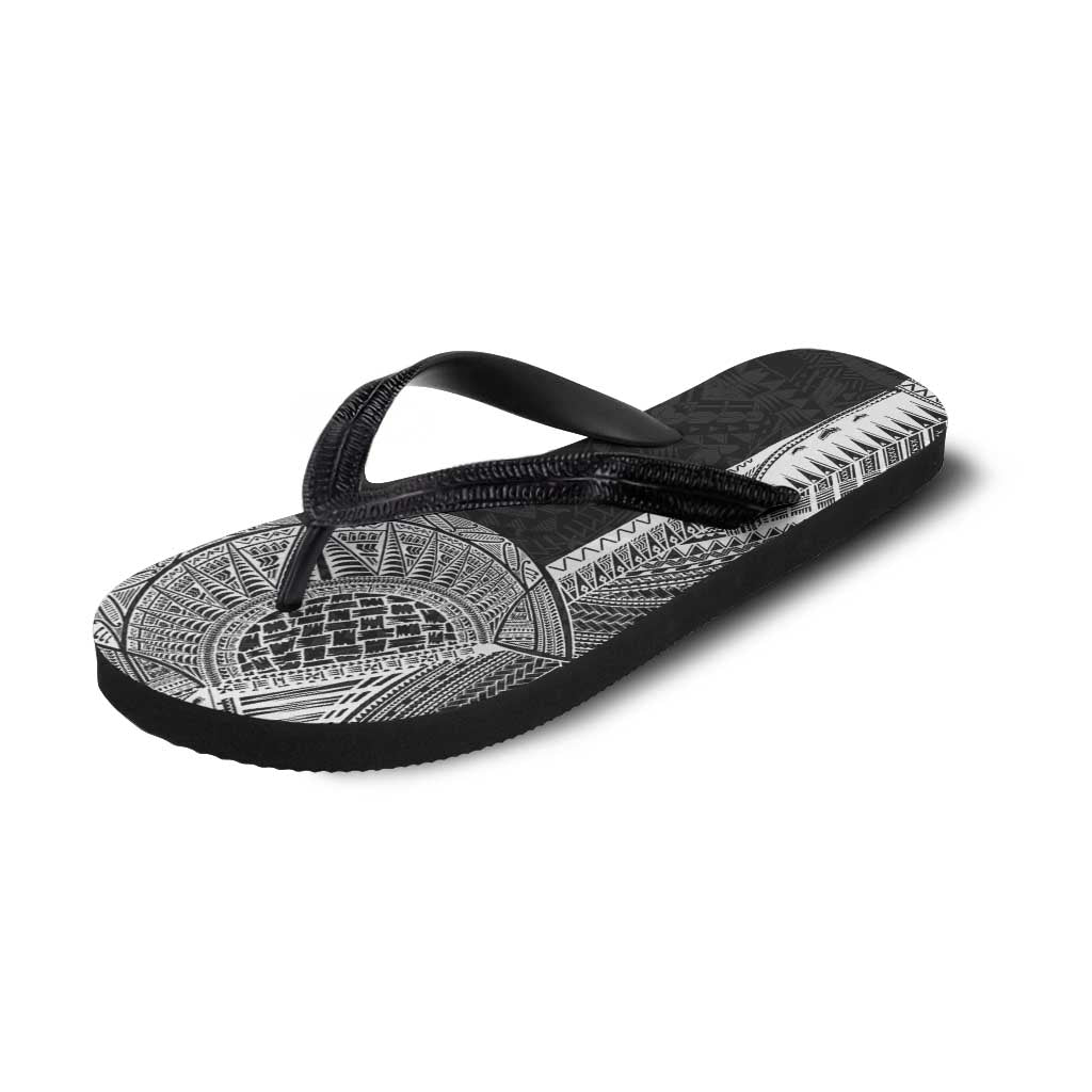 Samoan Tatau Flip Flops Art Tribal Traditional Tattoos - Polynesian Pride