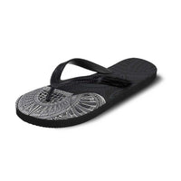Samoan Traditional Art Tattoos Flip Flops Tatau Roman Reigns Black Color - Polynesian Pride