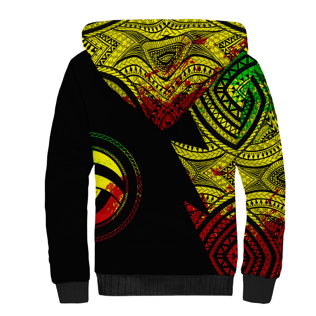 CUSTOMER REQUEST - nfeomaia reggae volleyball - 6/12/2025 - Sherpa Hoodie - LT03