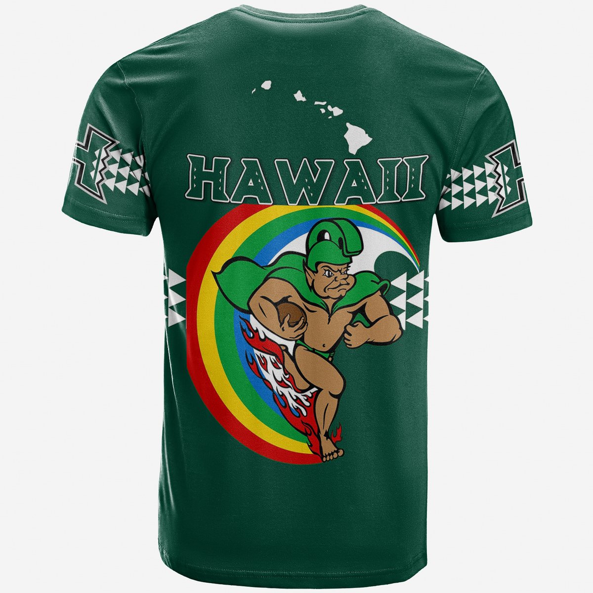 Hawaii Rainbow Warriors – T-Shirt – LT4 - Polynesian Pride