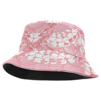 Soft Pink Mermaid Puakenikeni Maile Lei Bucket Hat LT01 One Size Pink - Polynesian Pride