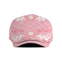 Soft Pink Mermaid Puakenikeni Maile Lei Jeff Hat LT01 Pink - Polynesian Pride