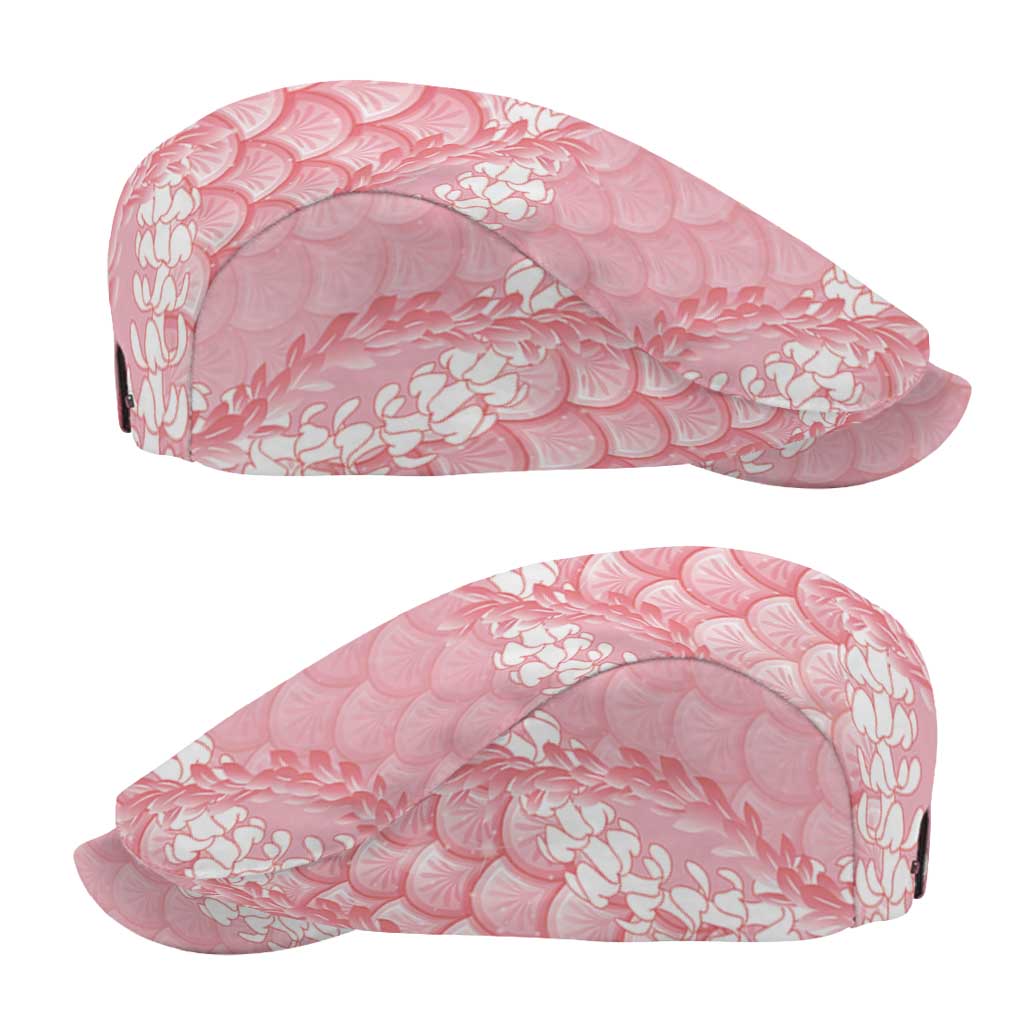 Soft Pink Mermaid Puakenikeni Maile Lei Jeff Hat LT01 - Polynesian Pride