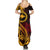 Custom Provinces of Papua New Guinea Summer Maxi Dress Bird of Paradise Polynesian Tribal CTM09 - Polynesian Pride