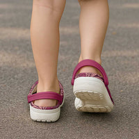 Sweet Pink Monstera Clogs Shoes Polynesian Tribal Pattern - Polynesian Pride