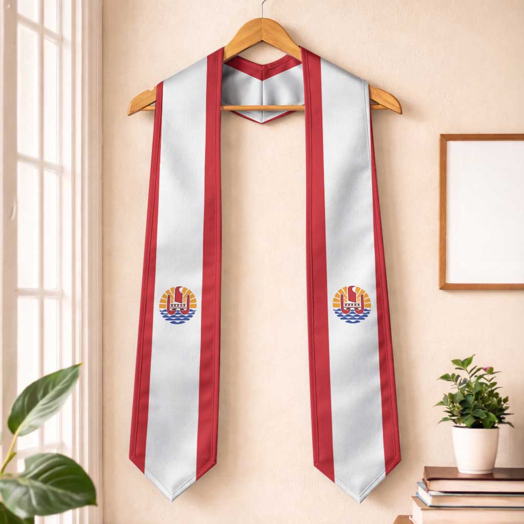 Tahiti Graduation Stole Flag Style