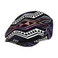 Taniko Aotearoa Mix Paua Shell Jeff Hat Niho Taniwha Lilac Glitter LT01 - Polynesian Pride