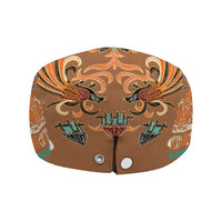 Terracotta Batik Papua-inspired Pattern Jeff Hat - Polynesian Pride