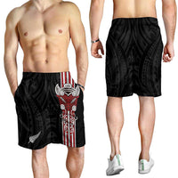Toitu Te Reo Maori Toitu Te Whenua Toitu Te Tiriti Shorts for Men Maori Warrior New Zealand - Polynesian Pride