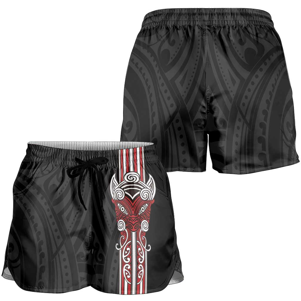 Toitu Te Reo Maori Toitu Te Whenua Toitu Te Tiriti Shorts for Women Maori Warrior New Zealand - Polynesian Pride