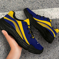Tokelau Chunky Sneakers Flag-Inspired Curve Style LT05 - Polynesian Pride