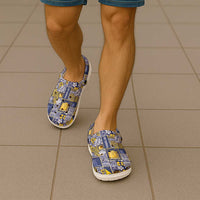 Tokelau Manuia te Kilihimahi Clogs Shoes Pacific Patchwork Xmas Vibes - Polynesian Pride