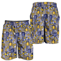Tokelau Manuia te Kilihimahi Shorts for Men Pacific Patchwork Xmas Vibes LT9 - Polynesian Pride