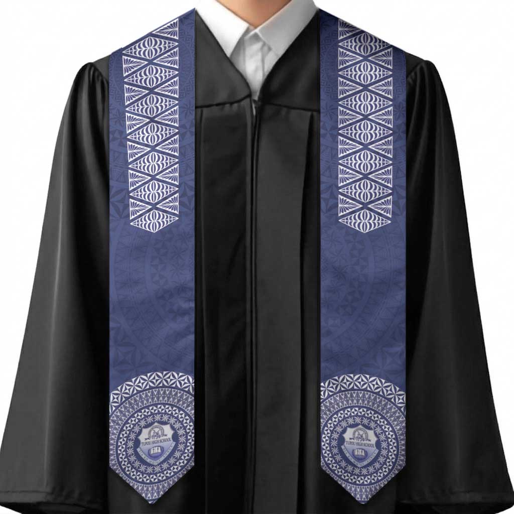 Tonga Apifo'ou College Graduation Stole Simple Ngatu LT7 - Polynesian Pride