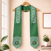 Tonga Atele Kolisi Graduation Stole Simple Ngatu LT7 One Size Red - Polynesian Pride