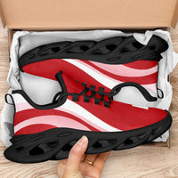 Tonga Clunky Sneakers Flag-Inspired Curve Style LT05 - Polynesian Pride