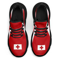 Tonga Clunky Sneakers Flag-Inspired Curve Style LT05 - Polynesian Pride