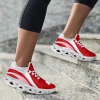 Tonga Clunky Sneakers Flag-Inspired Curve Style LT05 - Polynesian Pride