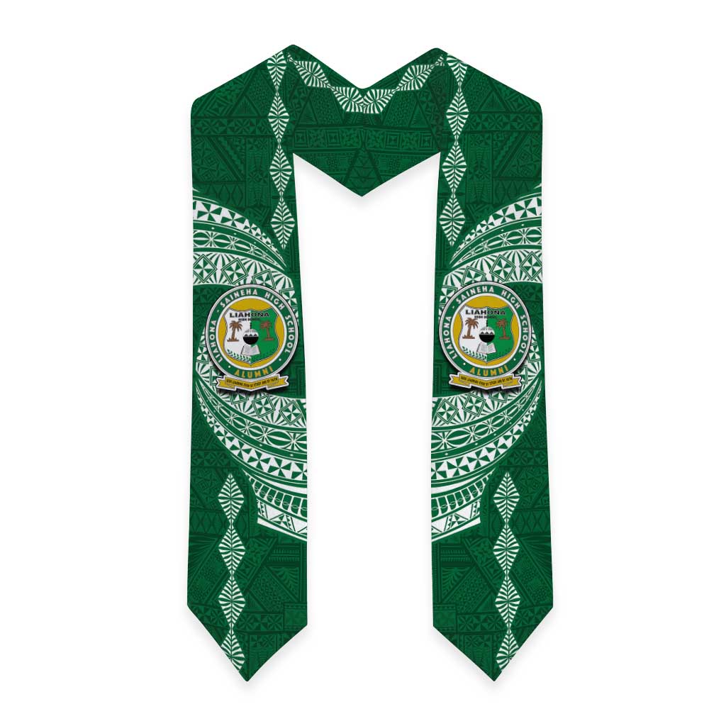 Tonga Lahaina High School Graduation Stole Traditional Ngatu and Polynesian Pattern LT03 - Polynesian Pride