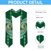 Tonga Lahaina High School Graduation Stole Traditional Ngatu and Polynesian Pattern LT03 - Polynesian Pride