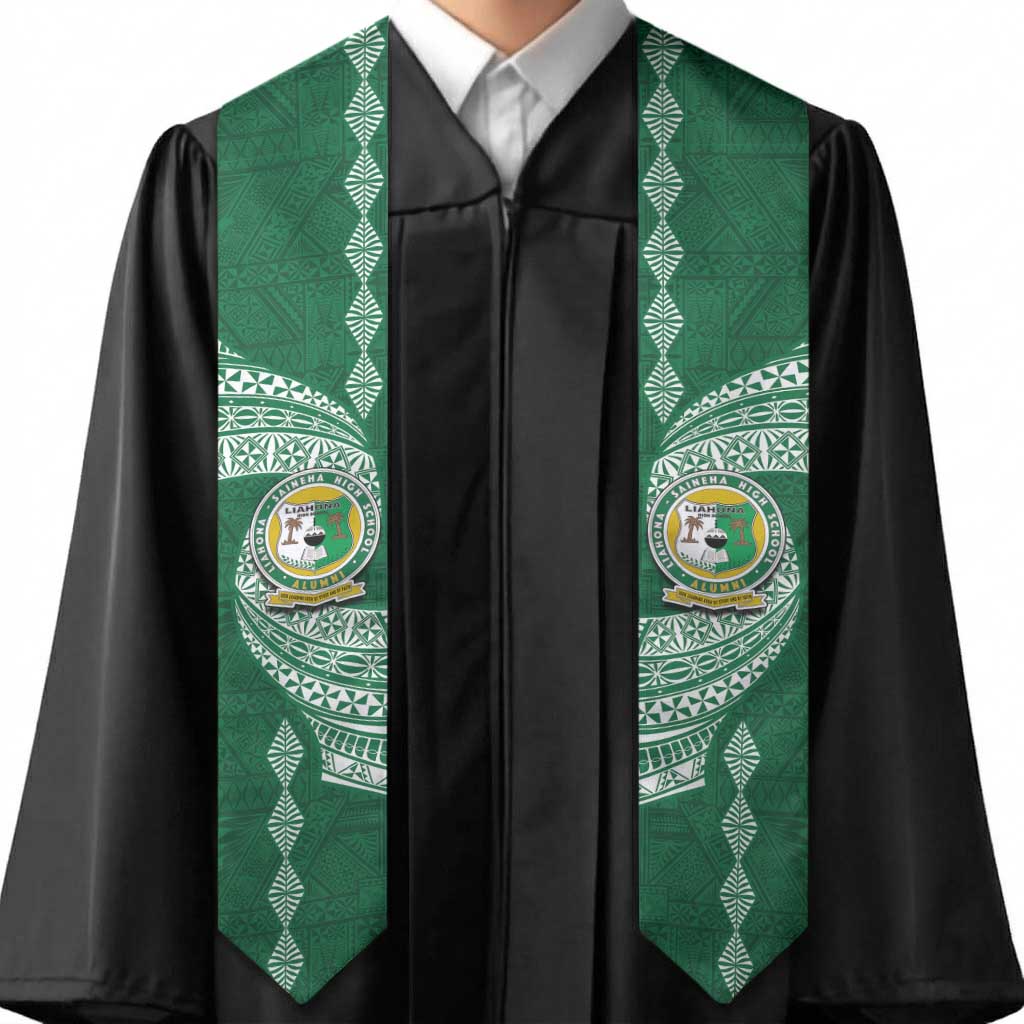 Tonga Lahaina High School Graduation Stole Traditional Ngatu and Polynesian Pattern LT03 - Polynesian Pride