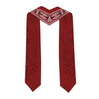 Tonga Language Week Graduation Stole Malo e Lelei Kupesi Ngatu Pattern LT05 - Polynesian Pride