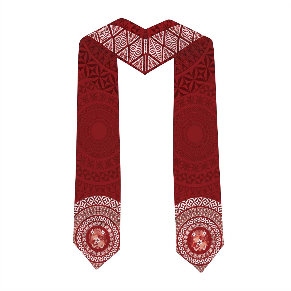 Tonga Liahona High School Graduation Stole Simple Ngatu LT7 - Polynesian Pride